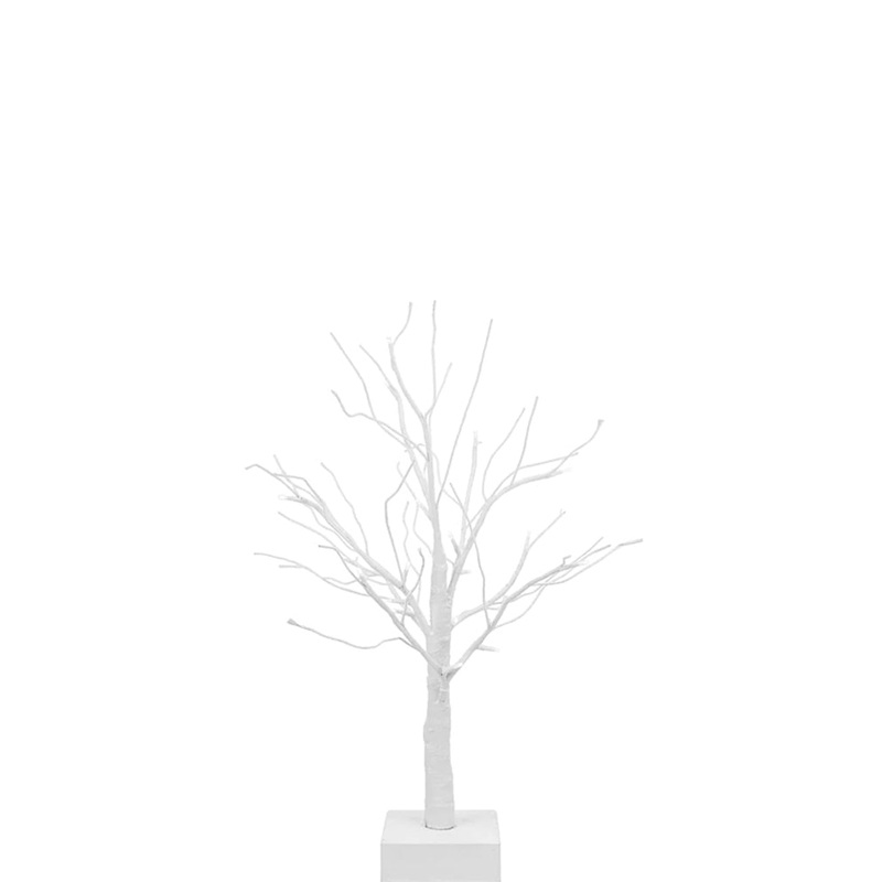 White Light Up Christmas Tree Branch 60cm