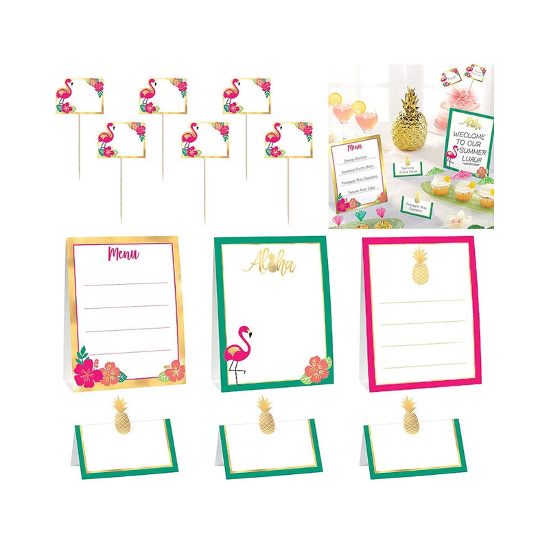 Aloha Mini Buffet Decorating Kit Pack of 12