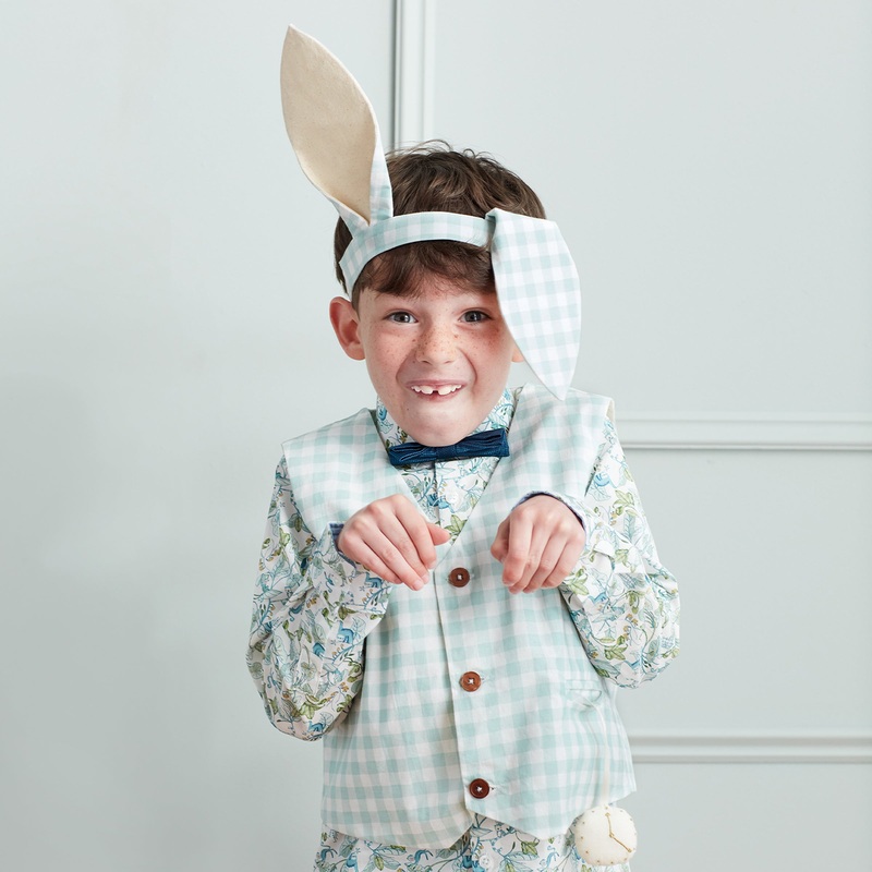 Gingham Bunny Costume|3-6 years