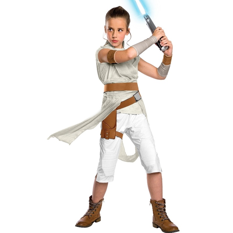 Star Wars Episode 9 Deluxe Rey Girls Costume