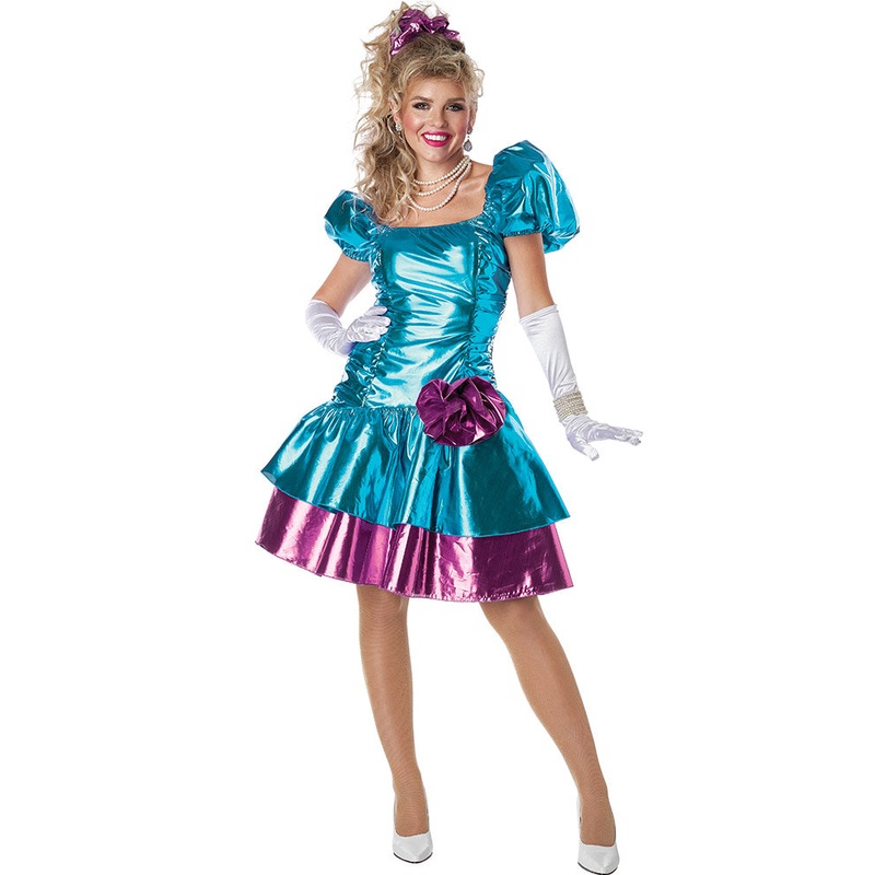 80s Party Dress Womens Costume