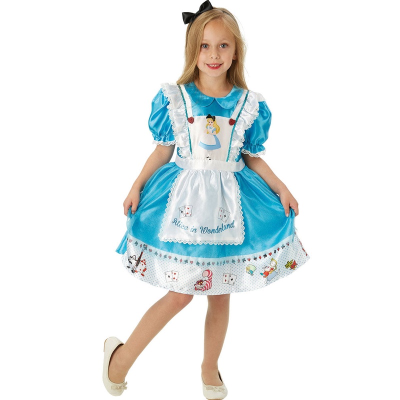 Disney Alice In Wonderland Deluxe Girls Costume
