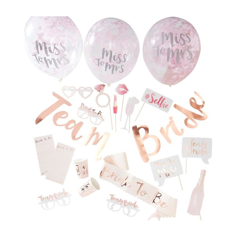 Team Bride Party In A Box Pack of 10