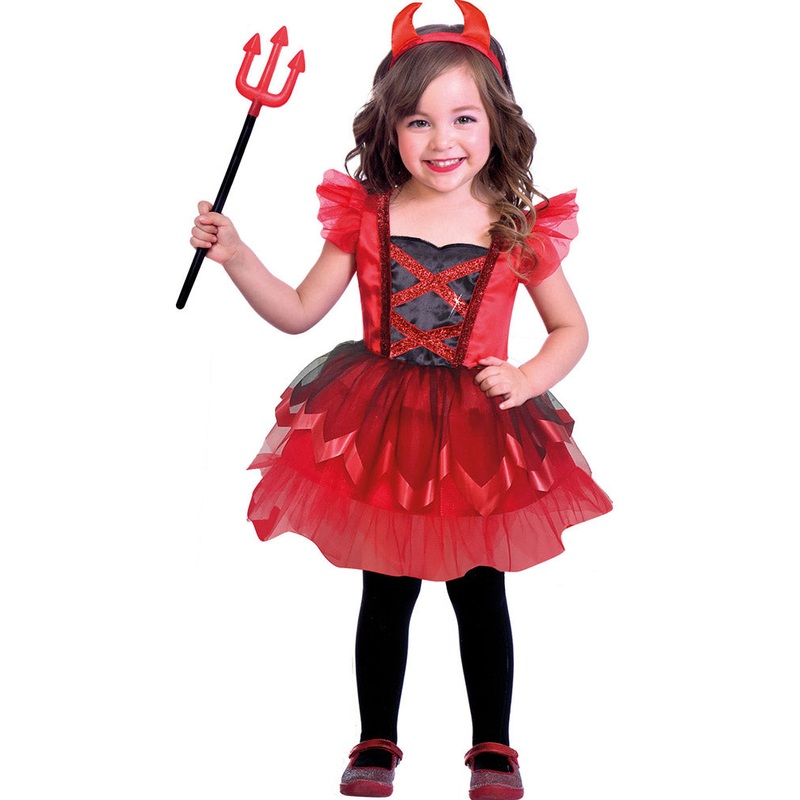 Halloween Little Devil Girls Costume 12-24 Months