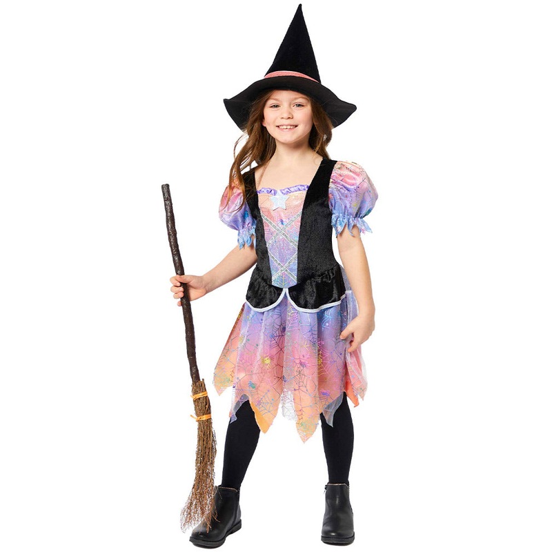Halloween Ombre Witch Girls Costume 3-4 Years