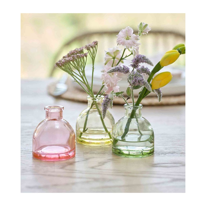 Hop Hop Hooray Bud Coloured Glass Vases