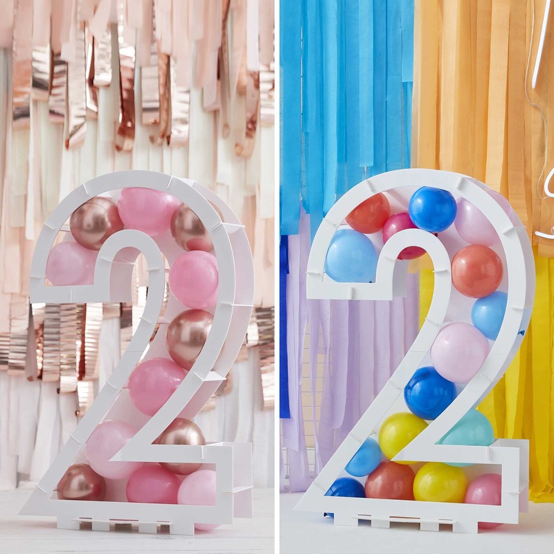Mix It Up Number 2 Balloon Kit
