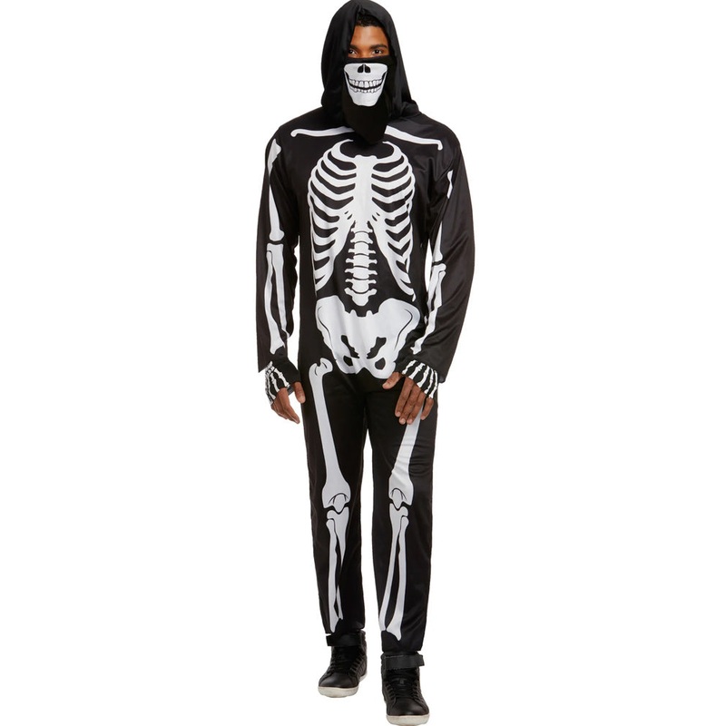 Mr. Boneyard Mens Costume|Large|Medium|Extra Large