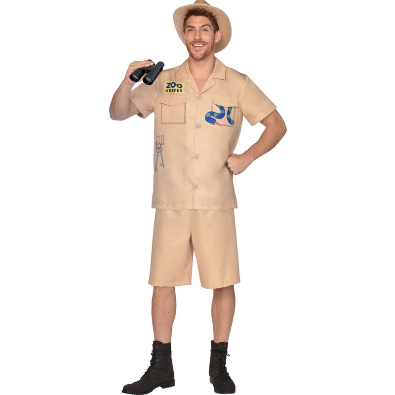 Zoo Keeper Mens Costume XL