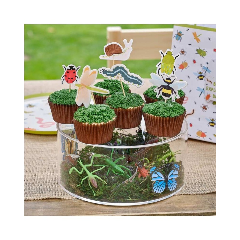 Bugging Out Cupcake Toppers Pack of 12