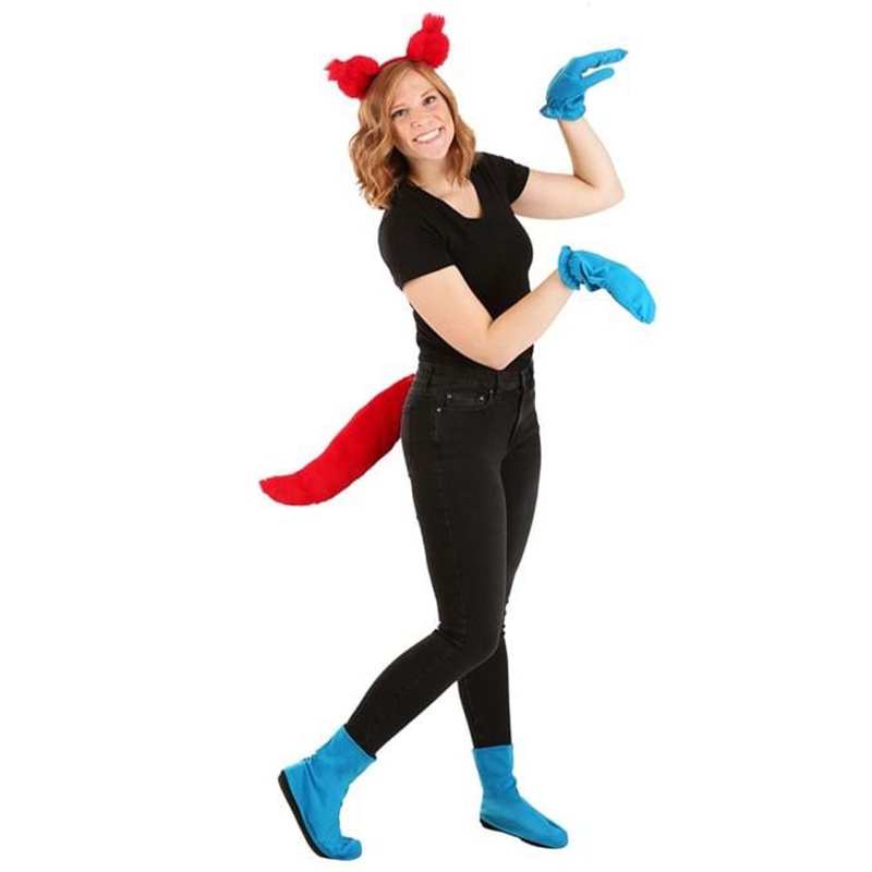 Fox in Socks Headband Mitts Shoe Covers and Tail Set