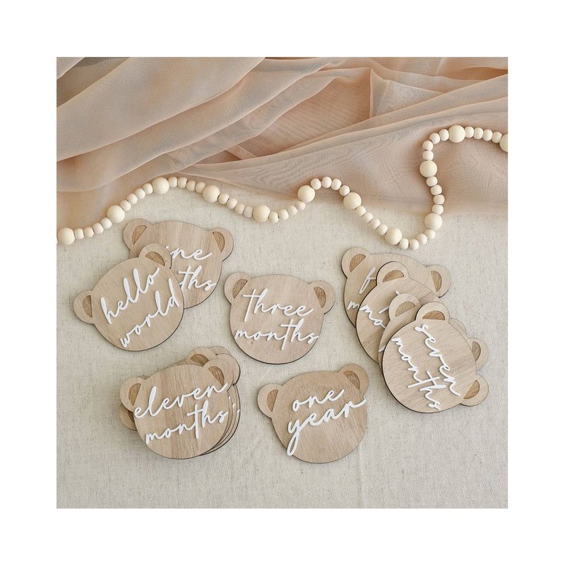 Teddy Bear Baby Milestone Signs Pack of 13