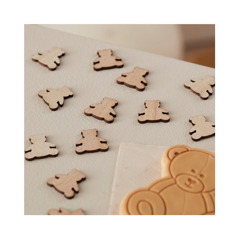 Teddy Bear Wooden Confetti