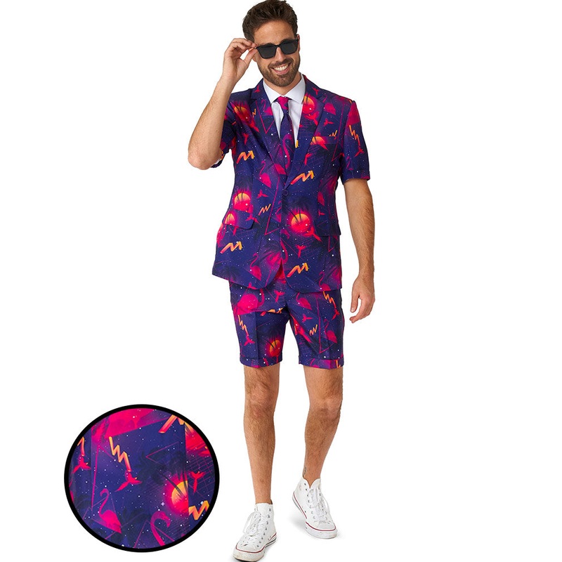 80s Retro Neon Mens Suitmeister