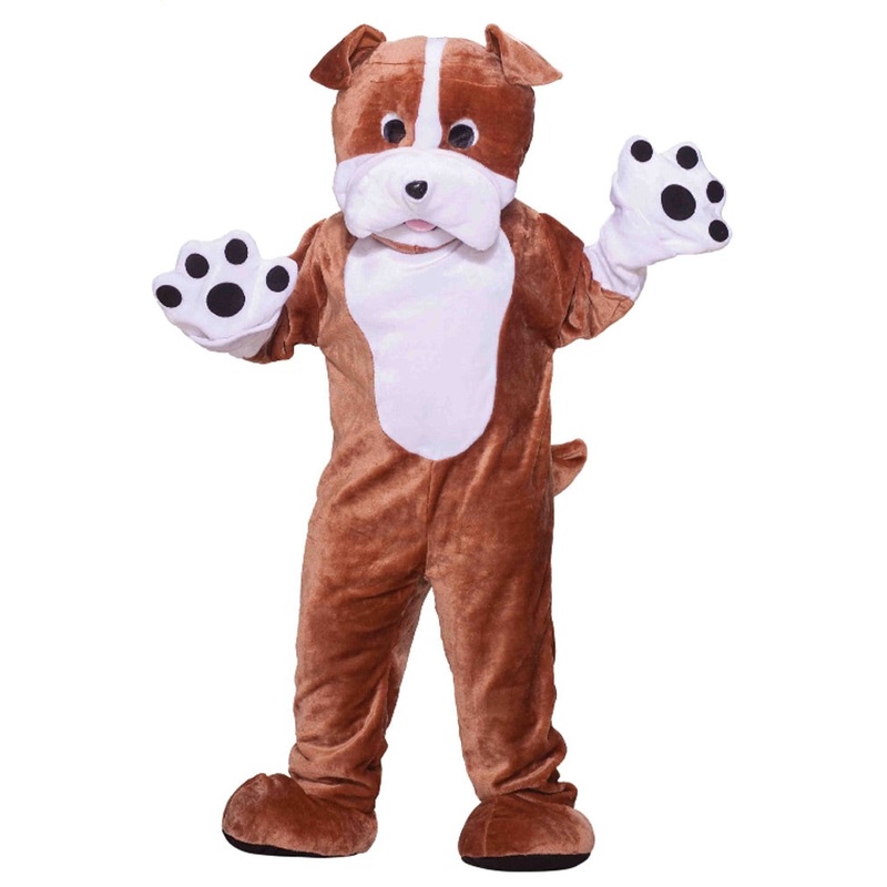 Bull Dog Mascot Adult Costume|Standard