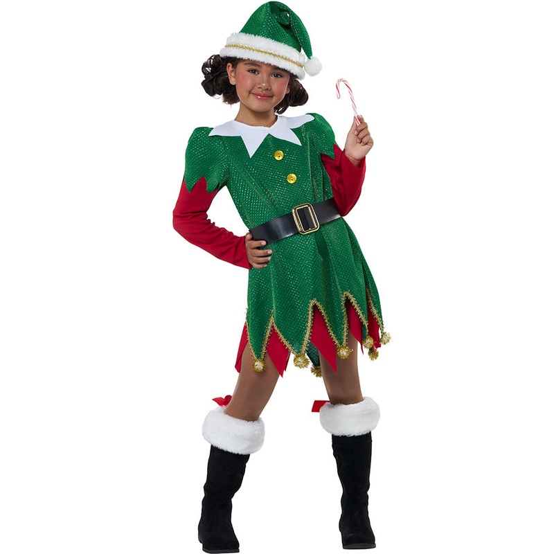 Christmas Cutie Girls Costume|Medium|Small