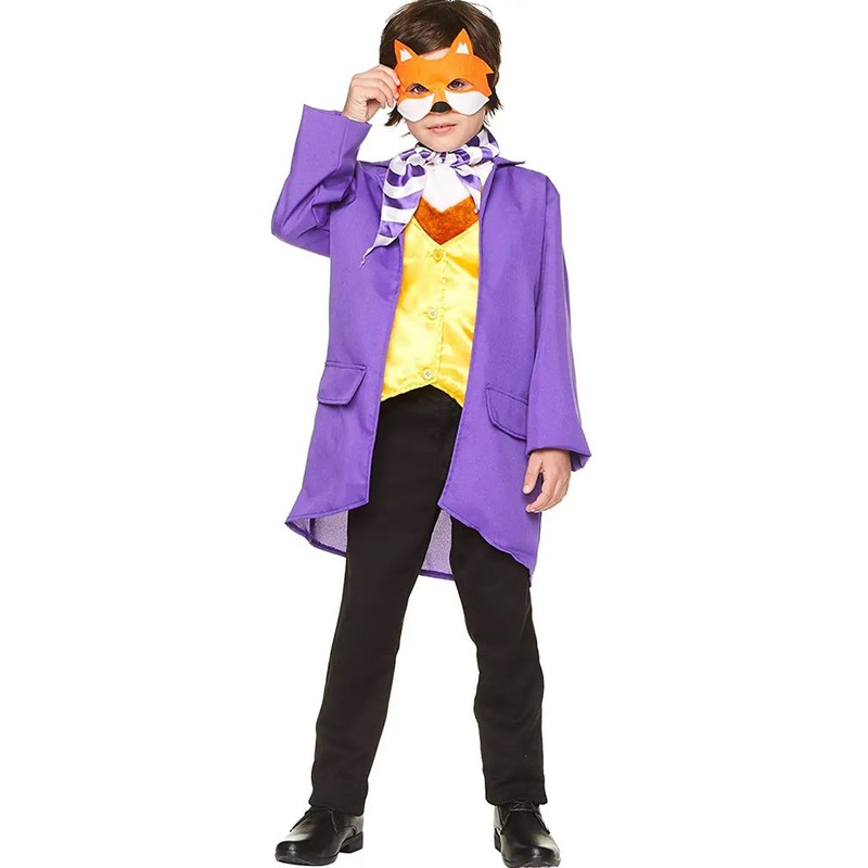 Mr Fox Kids Costume|Large|Medium|Small|Extra Large