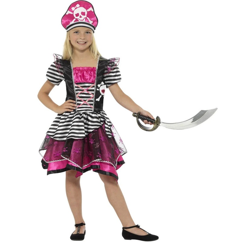 Perfect Pirate Girls Costume|Medium|Large|Small