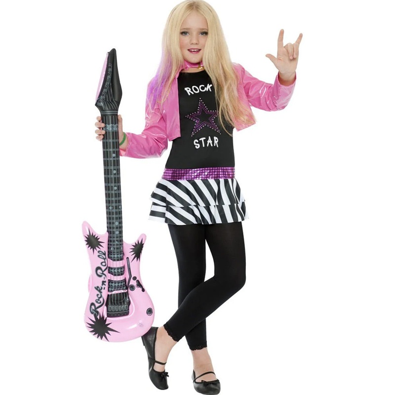 Rockstar Glam Girls Costume|Large|Medium