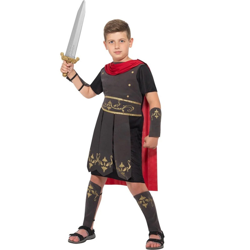 Roman Soldier Boys Costume|Large|Medium|Small