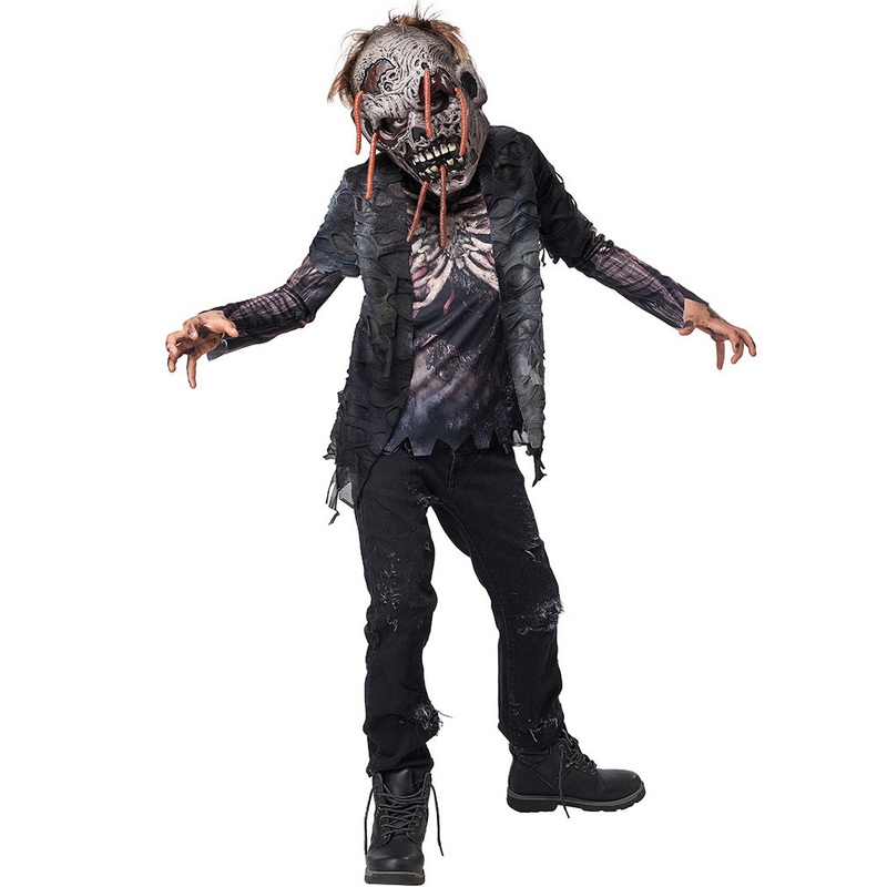 Zombie with Worms Boys Halloween Costume