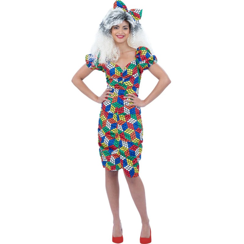 70s Rubiks Cube Womens Costume