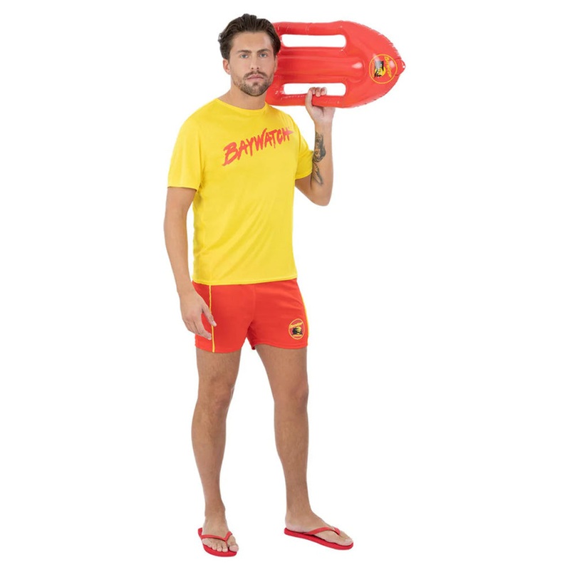 Baywatch T Shirt and Inflatable Float Set