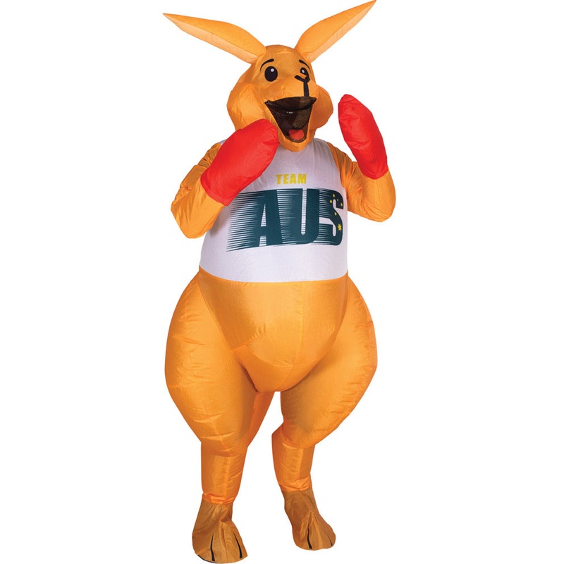 Boxing Kangaroo Inflatable Adult Costume