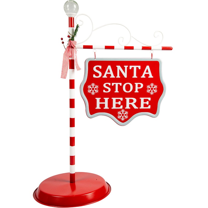 Christmas Metal Sign 1m