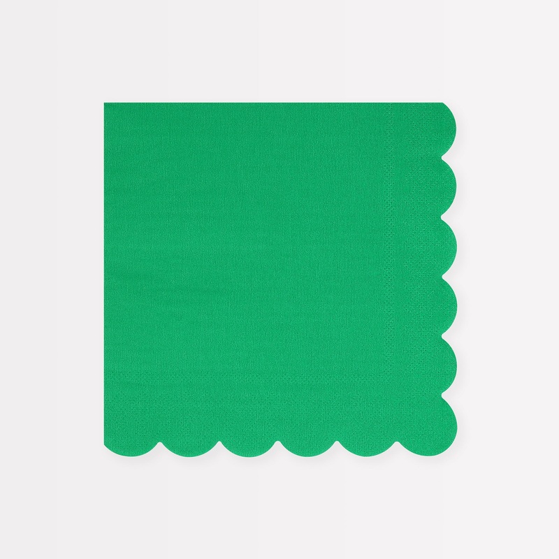 Fir Tree Green Large Napkins (x 16)