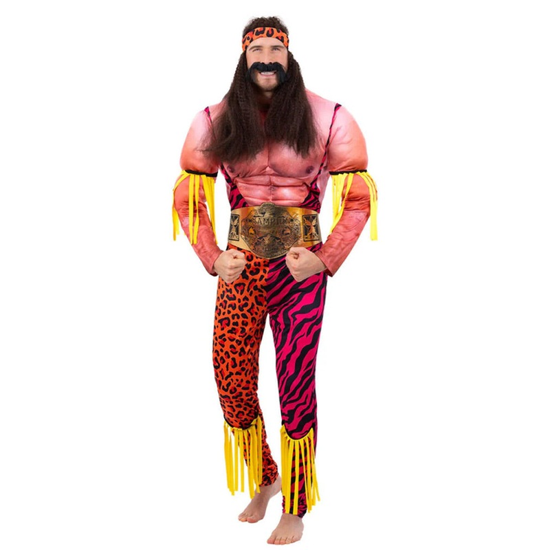 Wrestler Muscle Chest Deluxe Mens Costume