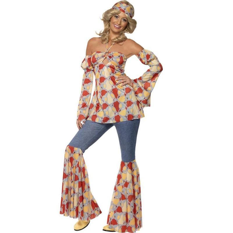 60s Vintage Hippie Womens Costume