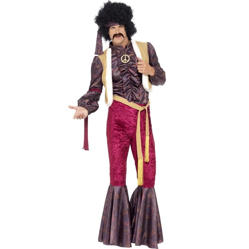 70s Psychedelic Rocker Mens Costume