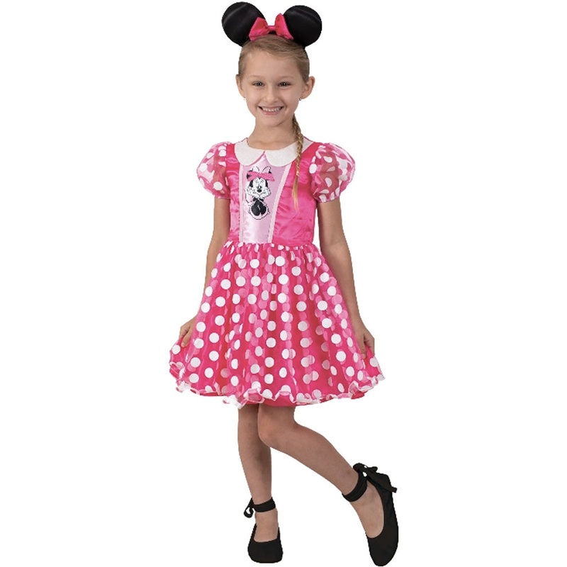 Disney Minnie Mouse Pink Deluxe Girls Costume