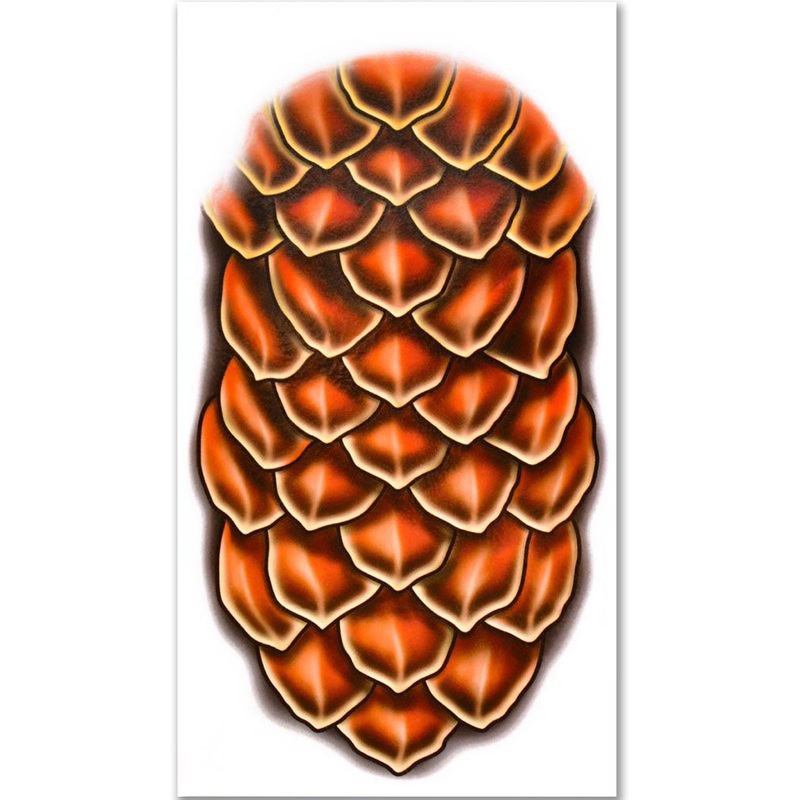 Dragon Scales Large Temporary Tattoo