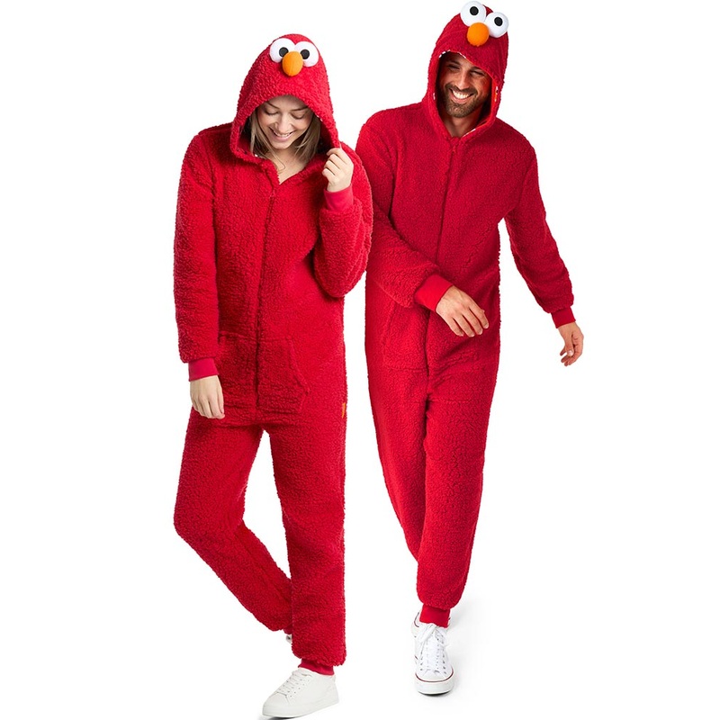 Sesame Street Elmo Adults Opposuit Onesie