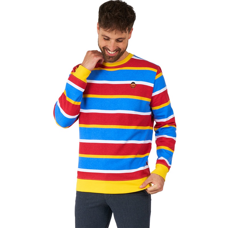 Sesame Street Ernie Mens Opposuit Sweater