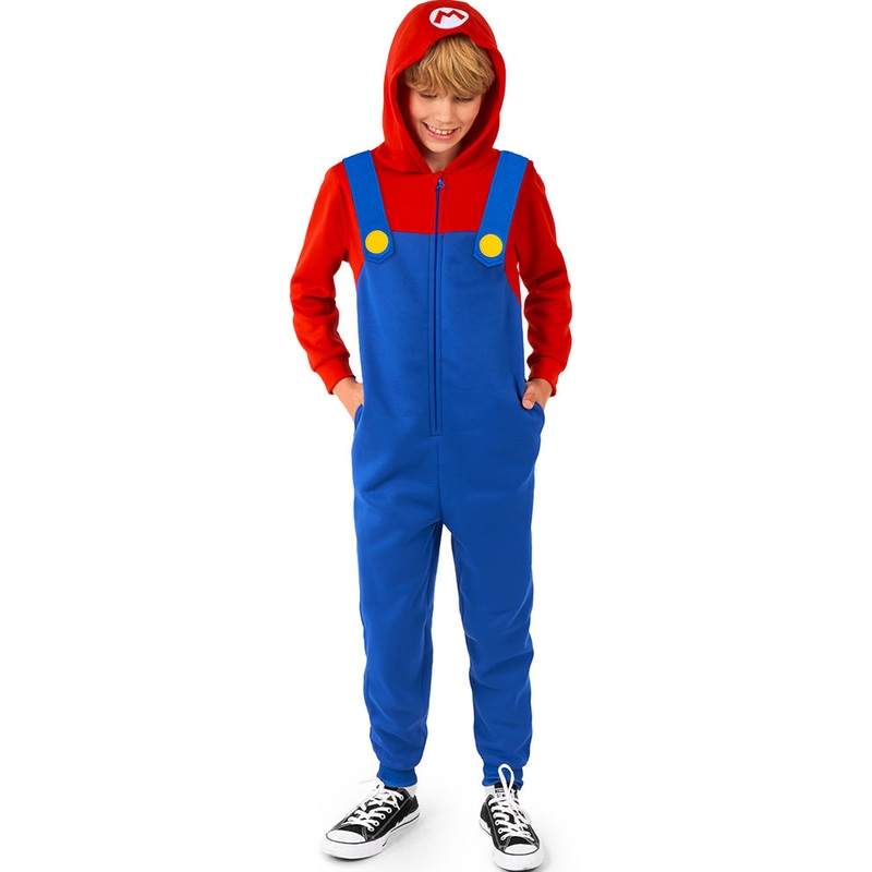 Super Mario Bros Mario Kids Opposuit Onesie