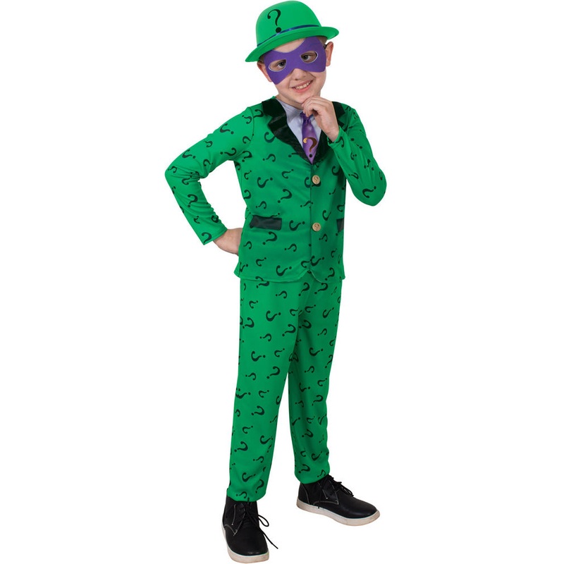 The Riddler Deluxe Boys Costume