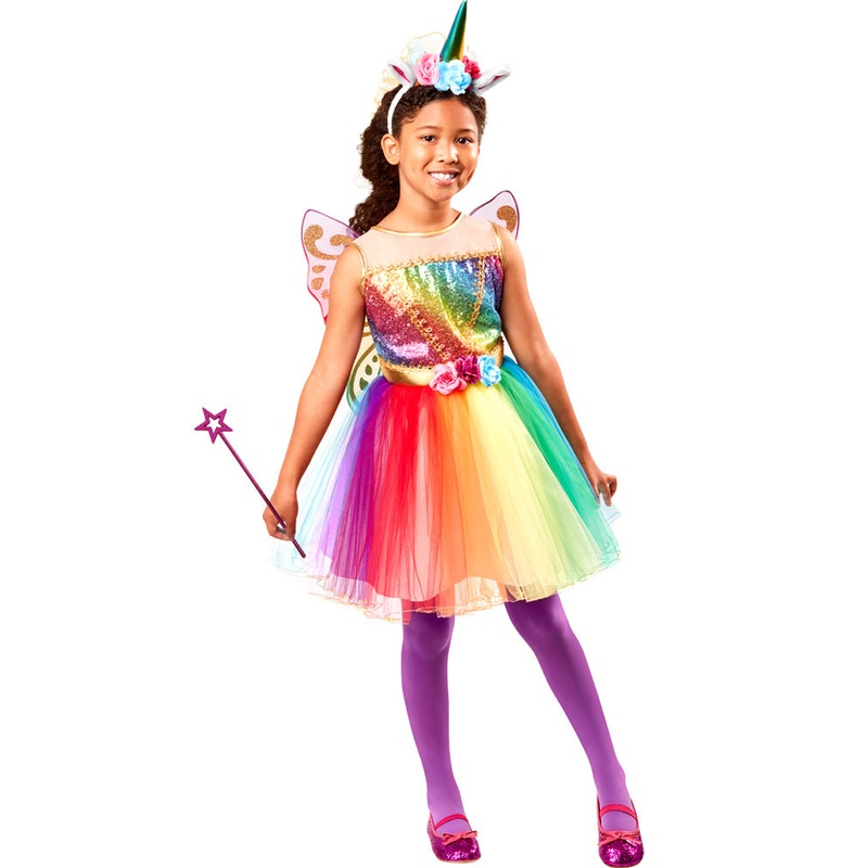 Unicorn Rainbow Tutu Girls Costume
