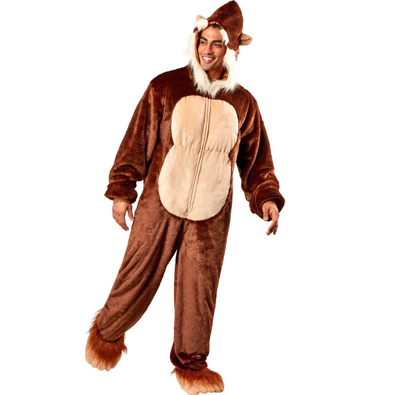 Big Foot Furry Onesie Mens Costume