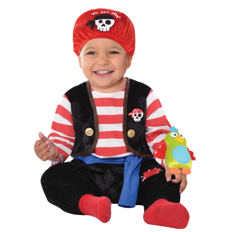 Boys Baby Buccaneer Pirates Caribbean Book Costume