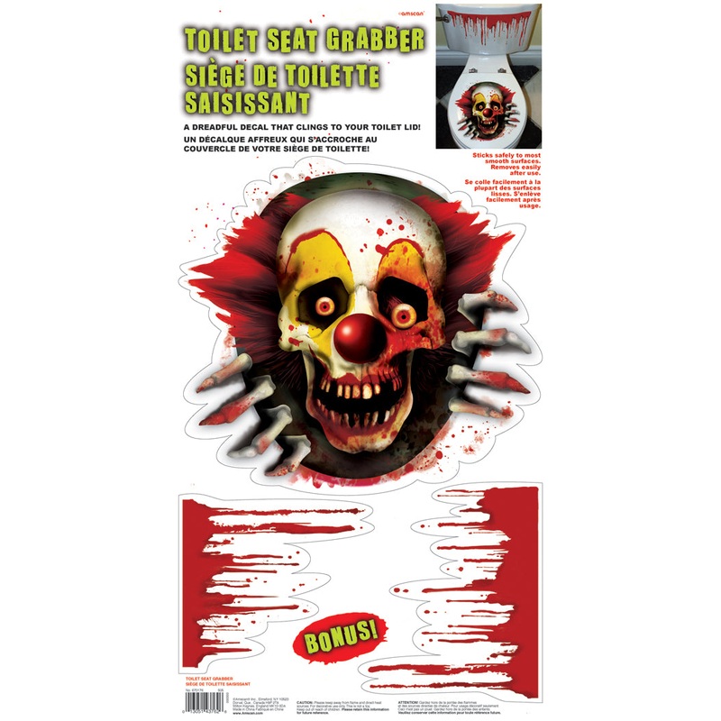 Creepy Carnival Vinyl Toliet Grabber
