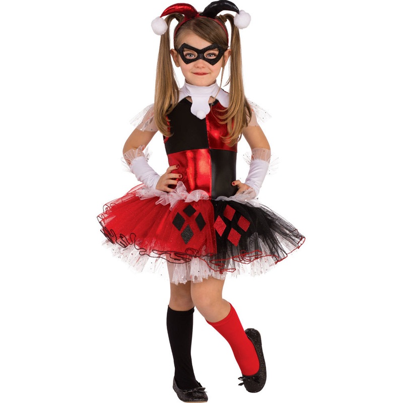 DC Comics Harley Quinn Deluxe Girls Costume