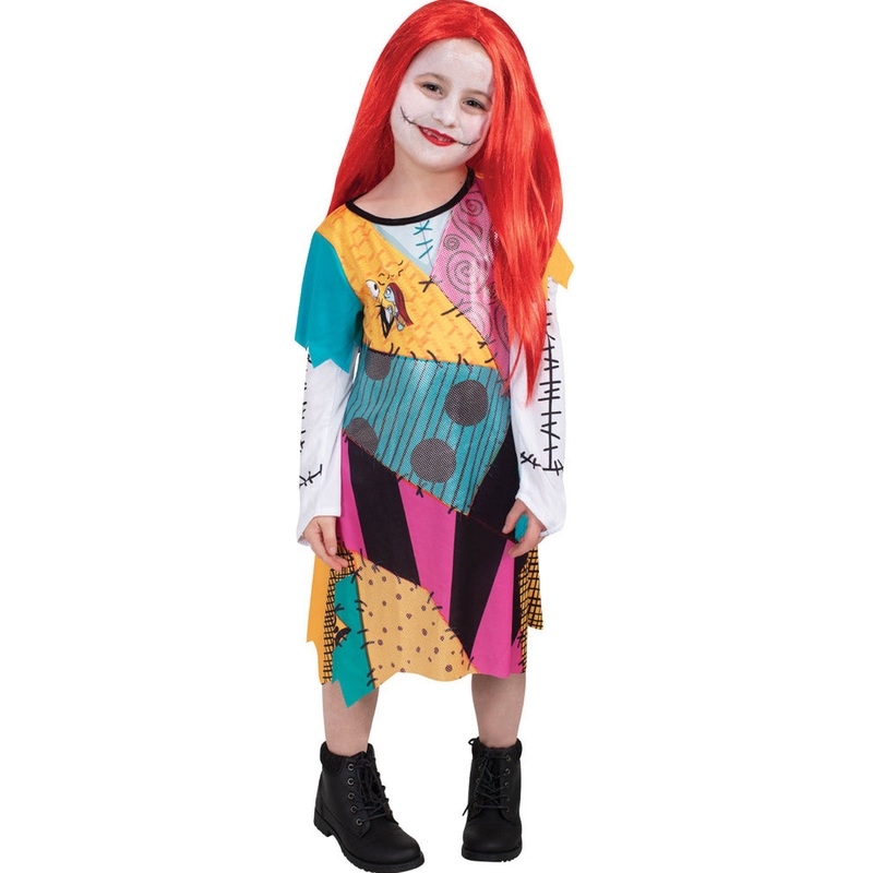 Disney Nightmare Before Christmas Sally Finkelstein Deluxe Kids Halloween Costume
