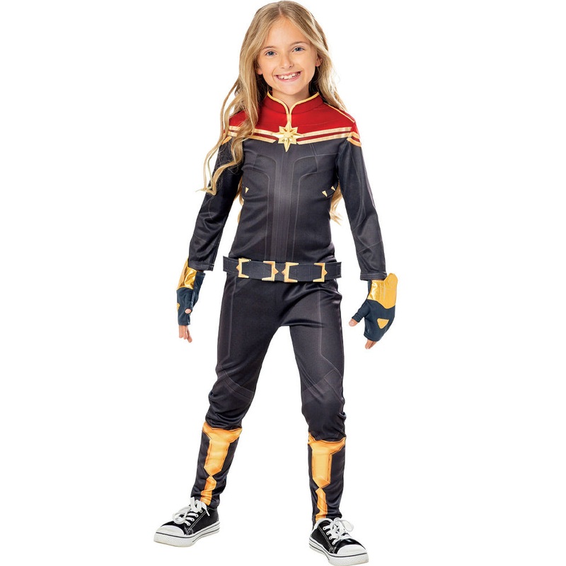 Marvel Captain Marvel Deluxe Girls Costume