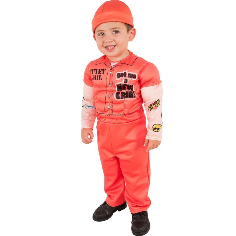 Muscle Man Prisoner Deluxe Boys Costume