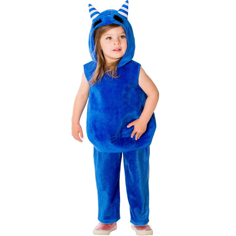 Oddbods Pogo Blue Monster Kids Halloween Costume