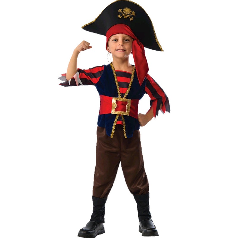 Shipmate Pirate Boys Costume|3-5|Toddler