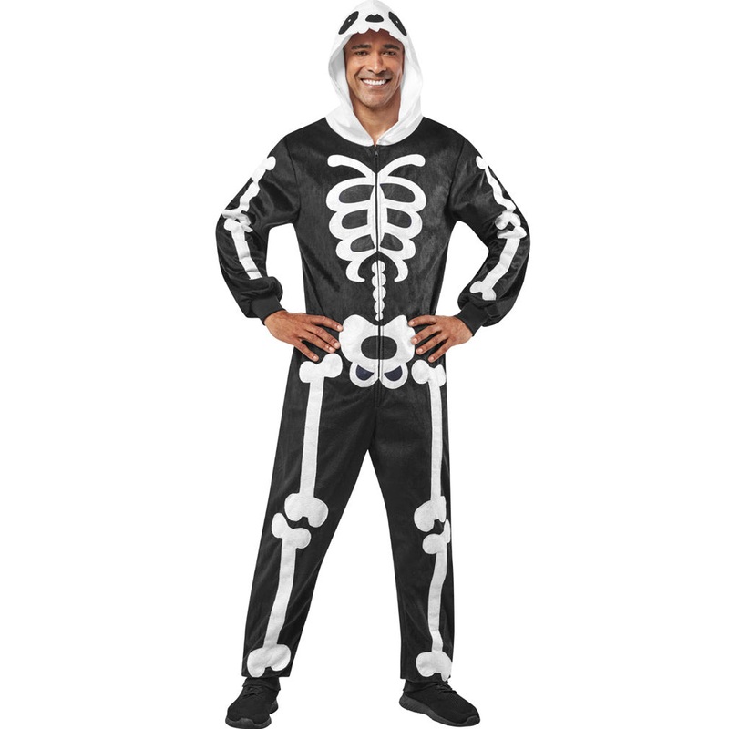 Skeleton Onesie Adult Halloween Costume